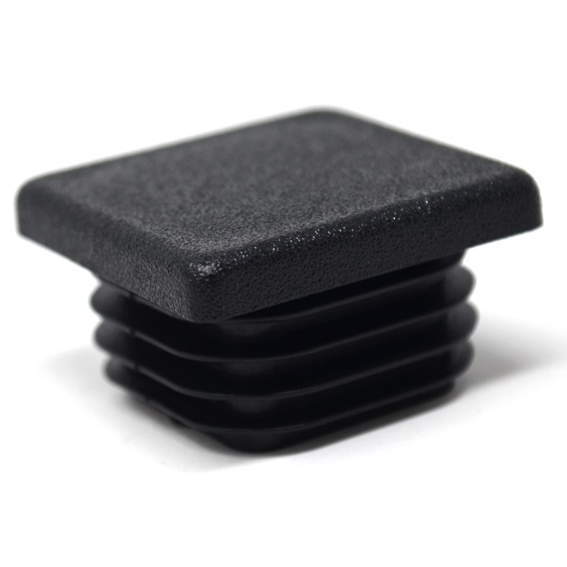 Design61 10 x Square Tube Plugs, Lamellar Plugs, 34 x