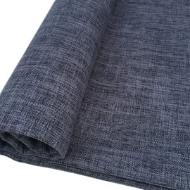 TinaKim Thick Coarse Linen Type Cloth Upholstery Fabric, for Sofa Chair Material (Grey Blue, 1 Metre (145x 100 cm))