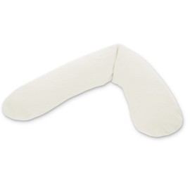 Theraline Replacement Cover for the Original Pregnancy Pillow and Nursing Pillow, Nursing Pillow Cover 190 cm, Fine Knit Made of 100% Cotton, Colour: Cream