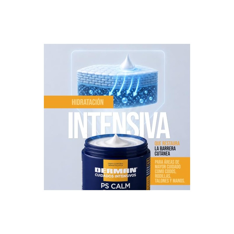 Derman PS Calm Crema Corporal │ Urea-D 10% + Ácido