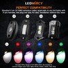 LEDMIRCY LED Rock Lights Extension Cable Wire Cord 2Pin Waterproof