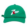 Odd Sox, 7Up Logo, Green, Adjustable Strap Back Dad Hat,