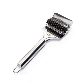 Stainless Steel Spaghett Noodle Maker Lattice Roller Docker Dough Cutter Tool Kitchen Helper DIY Dough Cutting Tool