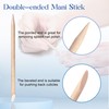 Qsnidy 30 Pack Disposable Manicure Kit Individually Packed 3-Piece Mini