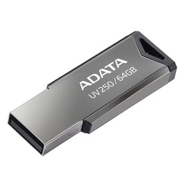 PSA COMPUTO Y PAPELERIA Kit Pack 20 Piezas Memoria Flash USB ADATA Color Plata con Negro (Modelo UV250), Compatibilidad Universal, Diseño Compacto
