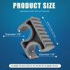 Ahuliao Bimini Top Support Pole Clips for 7/8 inch Boats
