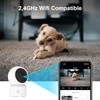 ANTELA 3MP Indoor Surveillance Camera, 2.4 GHz WLAN Camera, 2-Way