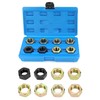 QWORK Axle Spindle Rethreading Tool Set, 8 Die Sizes, Compatible
