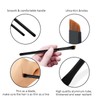 Ultra-Thin Eyebrow Brush Set - Raffaello 3Pcs Angled Precision Eyeliner