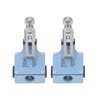 2Pcs Momentary Limit Switch Adjustable Roller Micro Limit Travel Switch