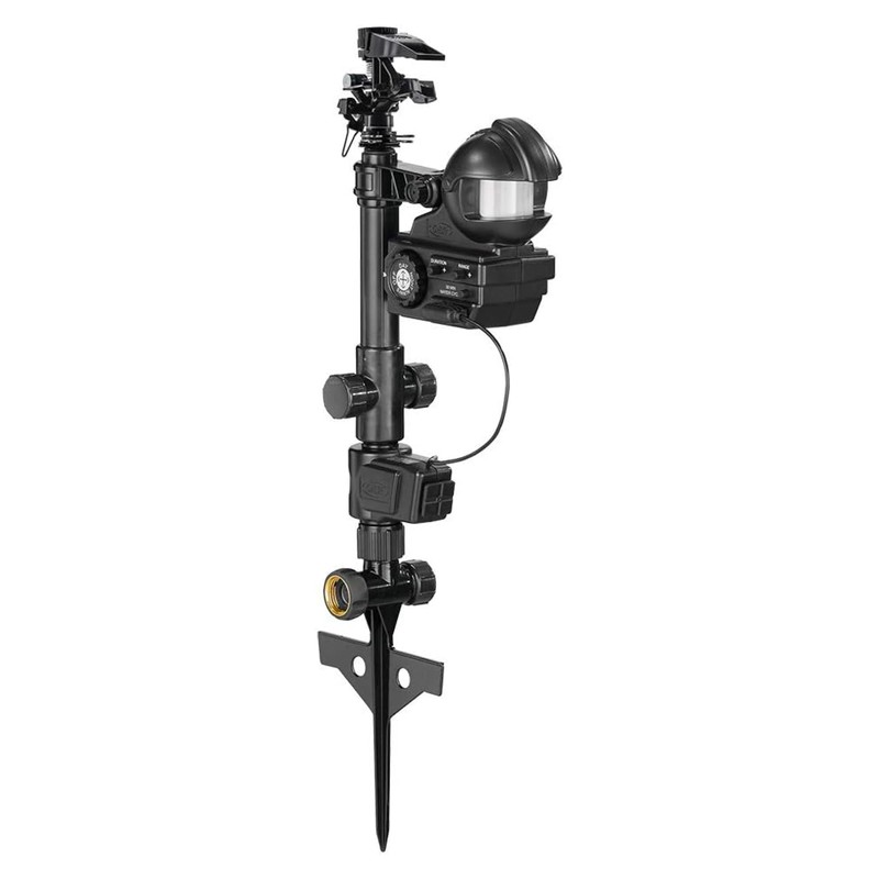 Enforcer Motion-Activated Sprinkler Black