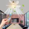 TSUINZ LED Ceiling Light Fan W/ Remote Adjustable Wind &