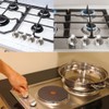 LBB＆ZQQ 4Pcs Universal Gas Stove Knobs - 8mm Metal Hob