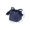 FOMIYES Makeup Bag for Girls Denim Multi-Function Pencil Case Ladies