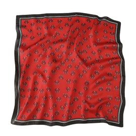 FAIRYGATE Schal Rot Damen Bandana Halstuch Seidentuch Paisley Drucken Tuch Schal Kopftuch Multifunktion Unisex Biker 21233