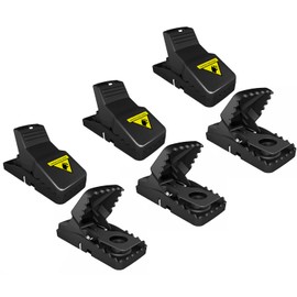 Green Haven Reusable Mouse Trap – 6 Pack Mouse Traps for Indoors and Outdoors | Quick, Effective Rodent Catcher | Small Mice Trap for Warehouse & Kitchen | Highly Sensitive Mousetrap Catcher