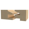 YONICO Cabinet Door Rail and Stile Router Bits Set 2