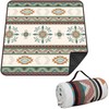 TlaroRiz 77.56"×77.56" Large Picnic Blankets Waterproof Picnic Mat Foldable Picnic