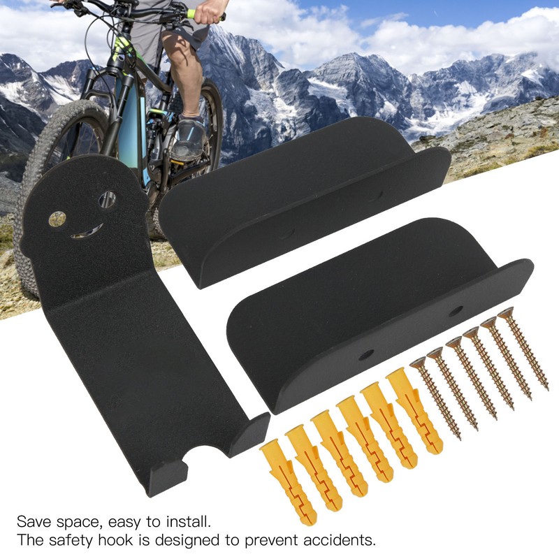 Bike Pedal Hook Bike Rack Garage Wall Mount Bicycle Hanger