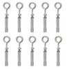 10 Pack M8 Concrete Eye Bolt, 5/16" 105mm Shoulder Eyebolt