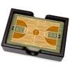 Basketball Ceramic Coasters with Holder. Absorbent Coaster for Drinks, Coaster