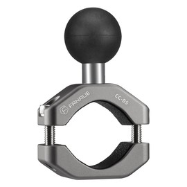 FANAUE U-Bolt Handlebar Base with Ball Adapter, 1 Inch, Compatible with RAM Mount B, Sizes Arm with Double Sleeve and Bicycle, Motorcycle, Phone Holder for Rails 0.85 to 1.14 Inch Diameter