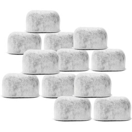 12 Pack Replacement Charcoal Water Filters for All Cuisinart Coffee Machines - Cuisinart Compatible (NOT KEURIG) Filters Fit Both Newer & Older Models Cuisinart Coffee Makers