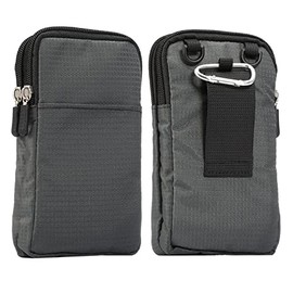 Belt Bag for Cell Phone Shoulder Bag Men 6.0 Inch Vertical Phone Pouch Belt Clip Universal Crossbody Messenger Bag Wallet