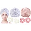 YBVABE Satin Bonnet and Scrunchies Set - Multipurpose Hair Cap