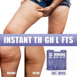 Thigh Lift Tape,Firming Thigh Lift Tape,Sculpting and Tightening Body Shaping Tape,Invisiblely Leg Lifting Sticker,Instalift Body Tape for Legs,Skinnies Inst-ant Th-igh Li-ft Tape