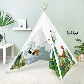 Kids Teepee Tent Toddler Tent Indian Tipi Tent for Kids Upgrade Stable Indoor Tent Playhouse Outdoor Play Tent for Girls & Boys
