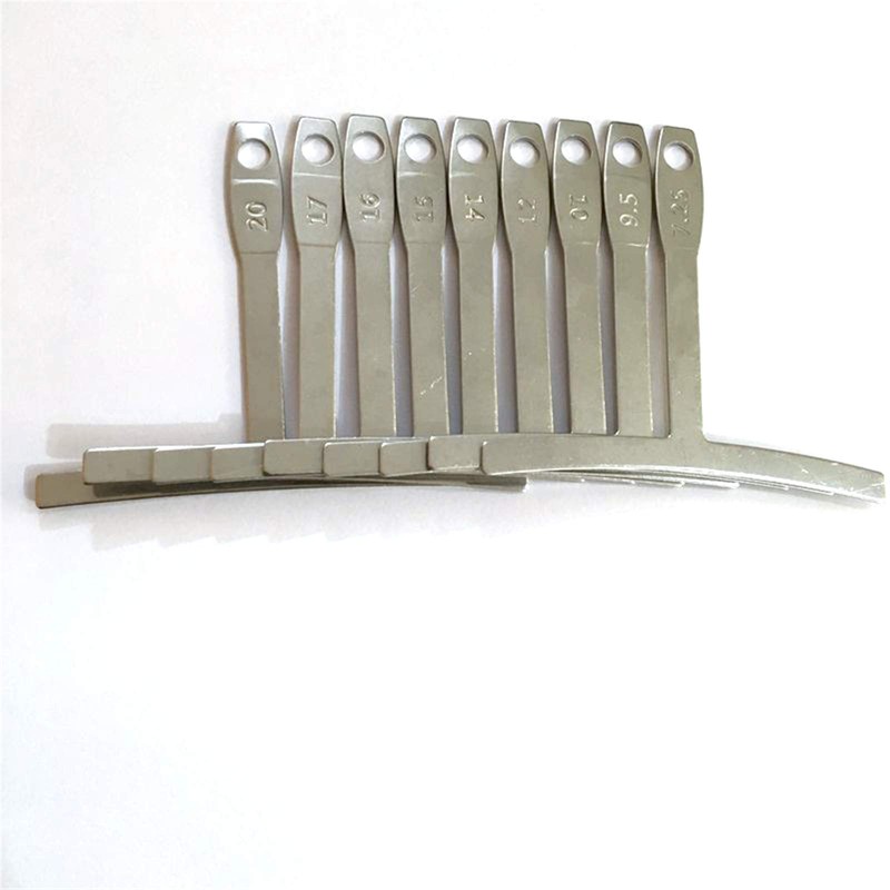 Miwayer Set of 9 Understring Radius Gauge Guitar Tools for