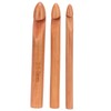 Bamboo Crochet Hook Handcrafted Knitting Needles Yarn Craft 20cm/7.9in Large