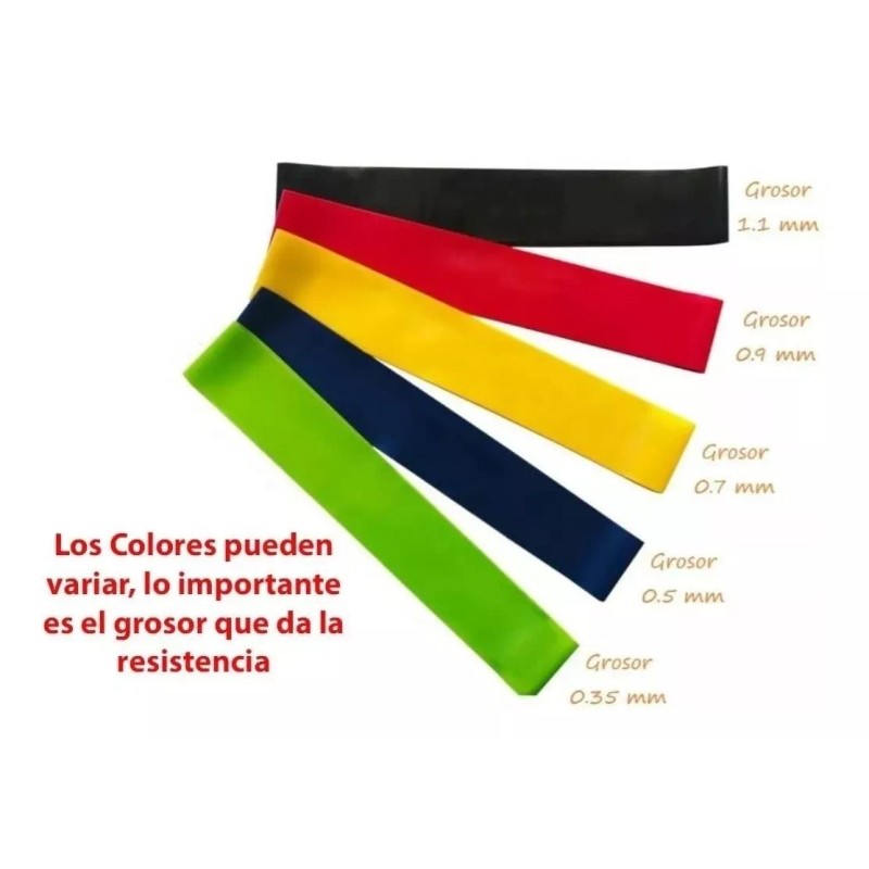 Compraymas 50 Bandas Ligas De Resistencia Para Ejercicio Yoga Crossfit