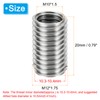 PATIKIL Thread Adapter Sleeve Reducing Nut M12 x 1.75 Male