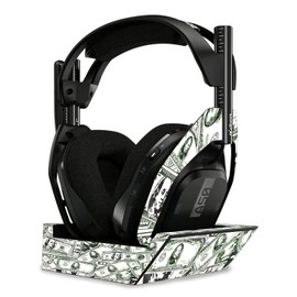 MightySkins Glossy Glitter Skin Compatible with Astro A50 Wireless Headphones + Base Station (Gen 4) - Phat Cash | Protective, Durable High-Gloss Glitter Finish | Easy to Apply | Made in The USA