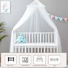 Thboxes Mosquito Net for Bed, White Bed Canopy Large Dome