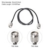 sourcing map 2Pcs 3FT RG58 Coaxial Cables TNC Male to