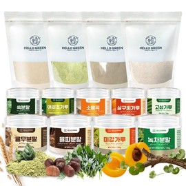 Hello Green large-capacity natural skin care pack collection powder (coix radish, rice bran, mugwort, green tea, yulpi, Houttuynia cordata) 2. Yulpi powder 500g (pack) / 헬로우그린 대용량 천연 피부미용 팩 모음전 가루 (율무,미강,쑥,녹차,율피,어성초) 2.율피 분말 500g(펙)