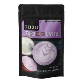 Teisti - Taro Coco Latte, Bebida en Polvo, 180g, Preparación Fría o Caliente