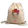 rainUP Frida Cotton Drawstring Backpack, painter