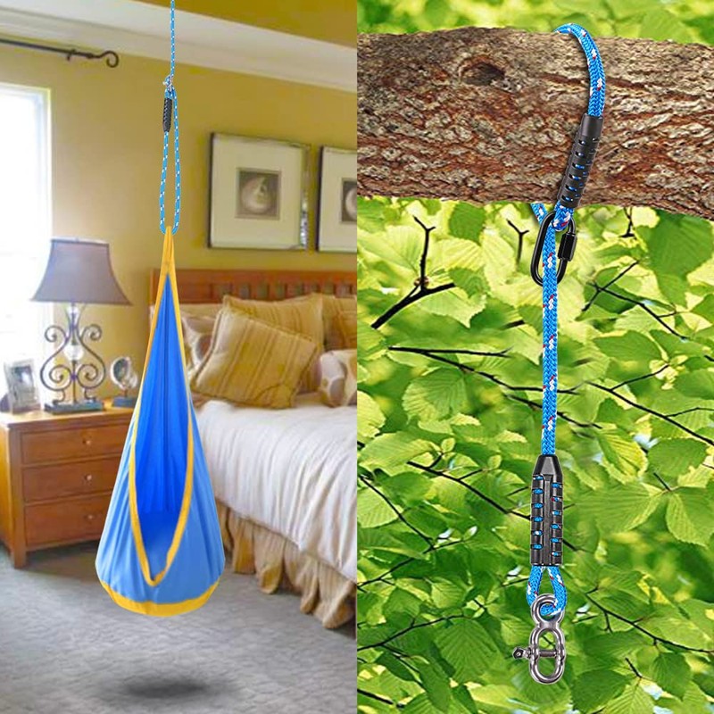 BeneLabel Tree Swing Ropes, Hammock Tree Swings Hanging Straps, Adjustable