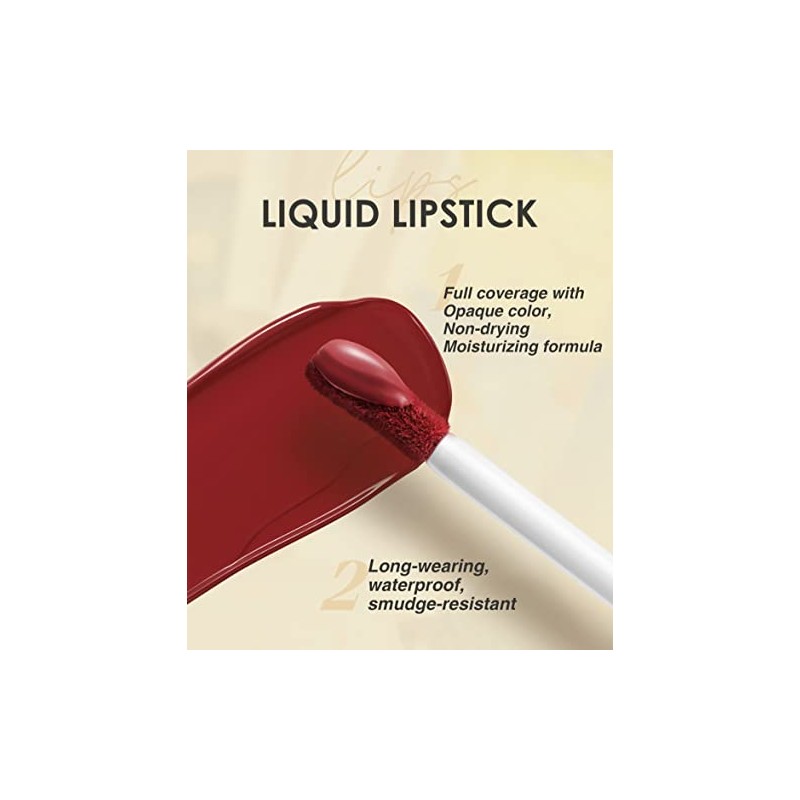 URQT Set De Maquillaje De Labios Nude De 12 Piezas
