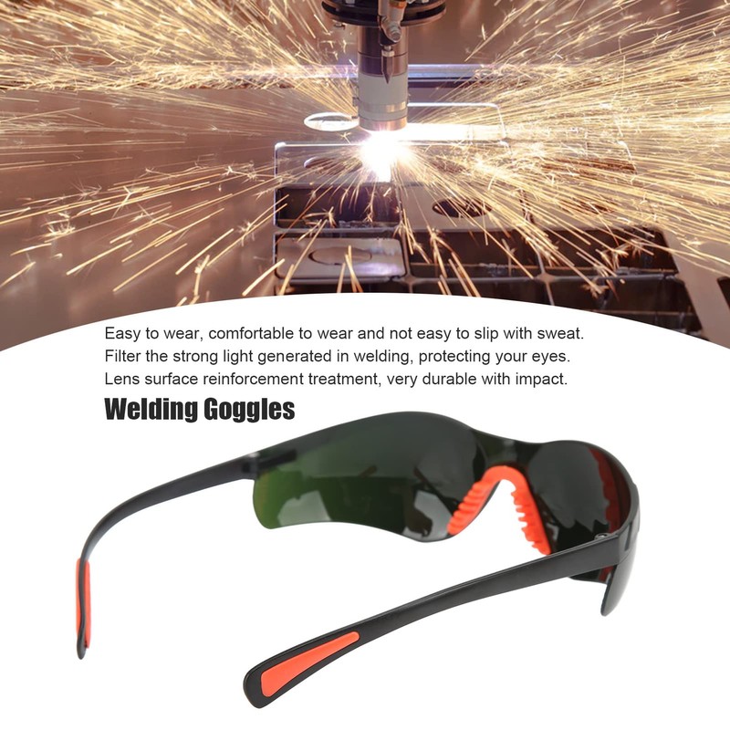Welding Glasses Slip Proof Comfortable Protective UV Blocking Welding Goggles
