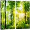 Forest Canvas Wall Art Decor - 2 Piece Set, Decorative