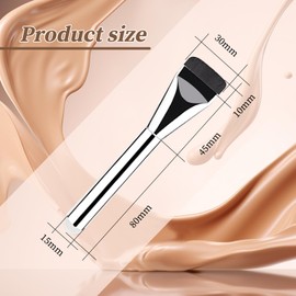 Thoquene 3 Stück Foundation Pinsel, Ultra Thin Make Up Brush für Mädchen Damen