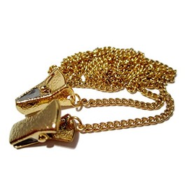 ATLanyards Gold Plain Chain Clip Eyeglass Holder, Select Your Size, Glasses Lanyard, (Small - 26")