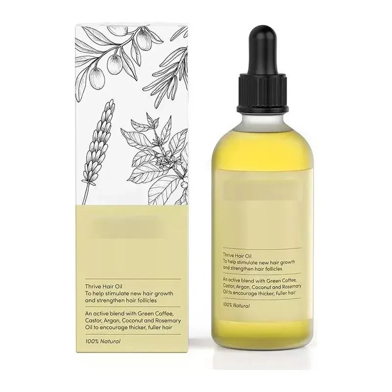 60ml*3 Aceite Vegano Natural Para El Crecimiento Del Cabello