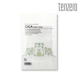 Unidream Mall Mask Sheet Ten Zero Solution Calming Cica Sheet Mask 25ml x 10 sheets (centella extract calming care) / 텐제로 솔루션 카밍 시카 시트 마스크 25ml x 10매입 (병풀추출물 카밍케어)