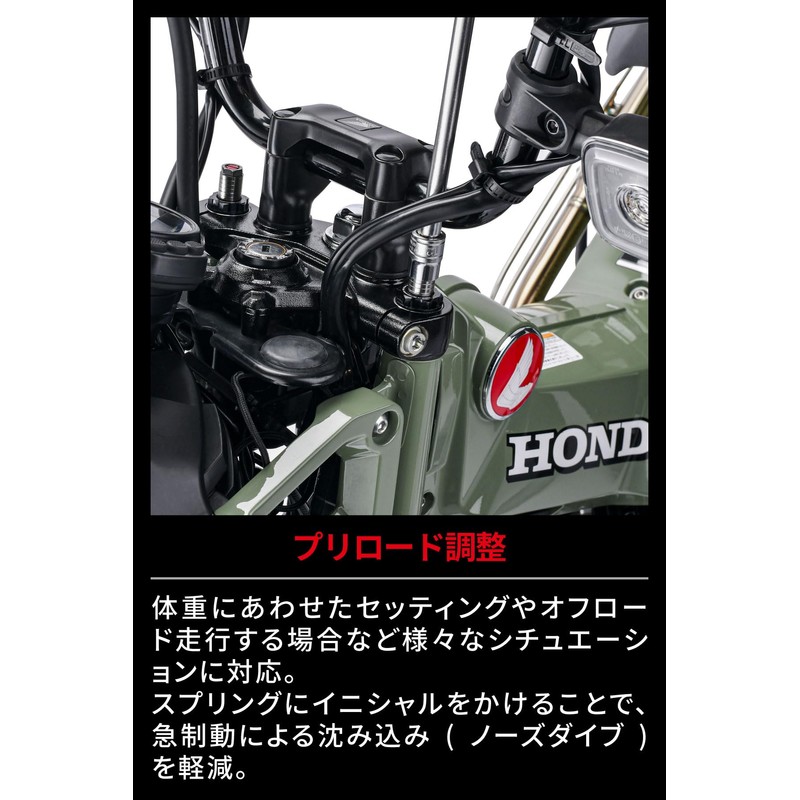 ZETA Racing CT125 (JA55) '20-22 Front Fork Top Cap, Initial